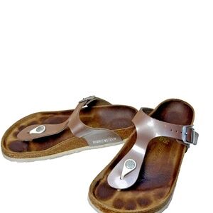 Birkenstock Gizeh Soft Footbed - Metallic Copper SZ 36 EU